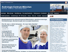 Tablet Screenshot of andrologie-centrum-muenchen.de